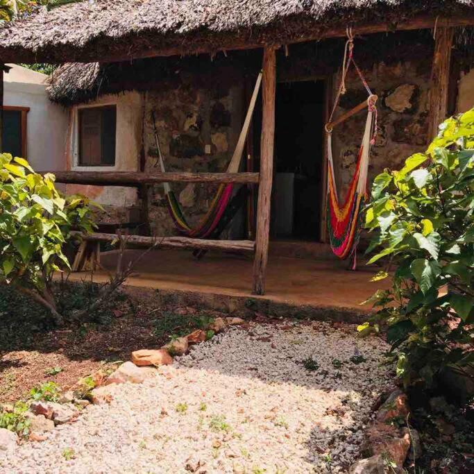 Encantadora Villa Maya Tradicional En Rancho Agroecologico Tzucaceb Exterior foto